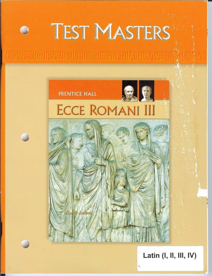 Prentice Hall ECCE Romani III, Test Masters (Latin I II III IV) - Image 1 of 1