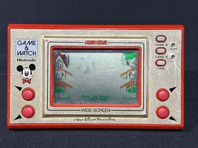 Nintendo Game & Watch Mickey Mouse Egg Portátil Pantalla Ancha Retro 1981 Funcionando Foto 1 de 4