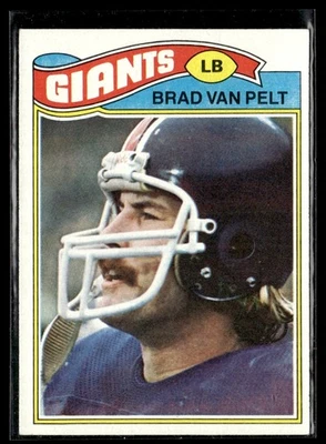 1977 Topps Brad Van Pelt New York Giants #175 - Image 1 of 2
