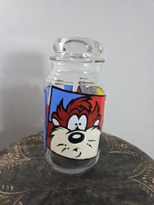 Looney Tunes Warner Bros. Characters Glass Jar with Lid - Picture 1 of 8