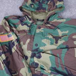 Texas Longhorns Jacket Mens 3XL Camo Nike Camouflage Military Snap Hoodie USA - Picture 1 of 16