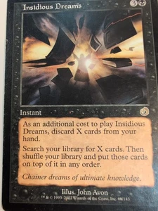 1x Insidious Dreams MTG Torment Regular MP - Imagen 1 de 24