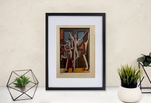 Orig. Hand-Signed Pablo Picasso Print - COA, $3,500 Appraisal - . - Picture 1 of 12
