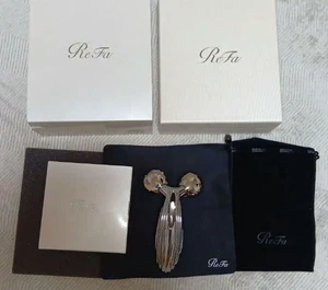 ReFa CARAT RAY RF-PC2019B Platinum Facial Roller with Box Accessories JPN Ver - Picture 1 of 14