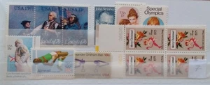 USA Sammlung verschiedener Sondermarken aus 1970er bis  1990er  Postfrisch 7 - Bild 1 von 1