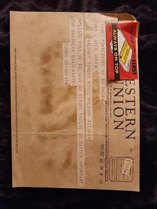 SUSAN BRANDEIS 1951 Telegram TO WALDORF ASTORIA HILDE SCHINE BRANDEIS UNIVERSITY - Picture 1 of 6