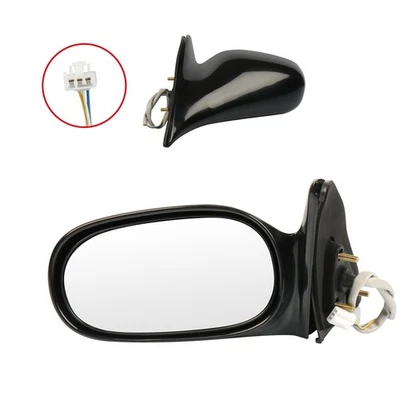 Espejo retrovisor eléctrico negro plegable para Toyota Corolla 1998-2002 lado derecho del conductor Foto 1 de 4