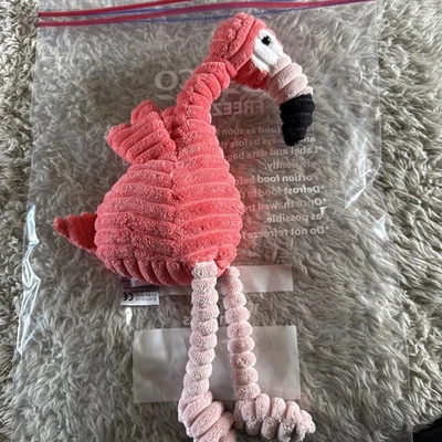 *Retired* Jellycat Cordy Roy Flamingo Pink Corduroy Stuffed Animal 30cm  - Image 1 of 4