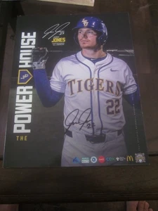 LSU SIGNED 2024 PROGRAM JARED JONES COVER 2X NATIONAL CHAMP 🏆 PIRATES PROOF - Picture 1 of 3