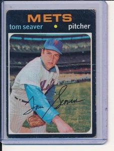 Tom Seaver 1971 Topps #160 Poor Creased - Picture 1 of 2