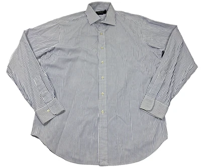 Polo Ralph Lauren Regent Classic Button Up Shirt Men’s 16.5 36/37 Blue Stripe - Image 1 of 4
