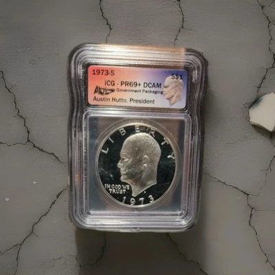 1973 S Eisenhower DcamPR69+ - Image 1 of 2