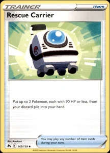 Pokemon - 2x Rettungsträger #142/159 - Krone Zenith Uncommon - Bild 1 von 2