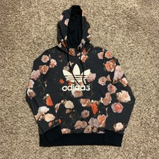 adidas floral hoodie womens