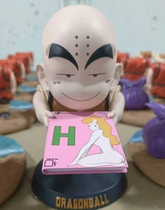 Kid Kuririn Resin NEW JOURNEY Studio Dragon Ball Figurine 21cm - Picture 1 of 6
