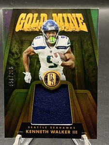 2023 Panini Gold Standard Kenneth Walker III Gold Mine Jersey Relic #'d 58/299