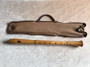 GEBRAUCHTE TUJU MOECK BLOCKFLÖTE - GUT ERHALTEN - 47CM - Bild 1 von 10