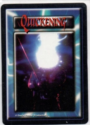 1st Edition Highlander TCG CCG Quickening Card  Discard Special To Play Special - Image 1 of 2