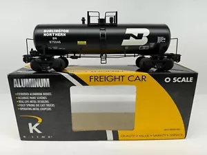 O K-Line Semi Scale Aluminum Tank Car Train K-90014 Burlington Northern. - Picture 1 of 15