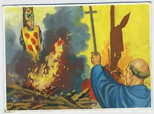 Original 1960 Gouache Gemälde für Sammelkarte Portugal Carlos Alberto Santos f - Bild 1 von 2