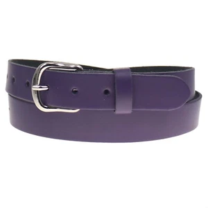 Cinturón de cuero colorido 30 mm con hebilla curva Jeans cinturón de cuero para hombre y mujer - Imagen 1 de 30