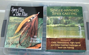 2 Fly Fishing Bks, Single-Handed Spey Casting HB and Spey and Dee Flies, Signed - Picture 1 of 10