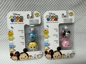 Lot Of 2 Disney TSUM TSUM Series 1  Three Figure Packs New In Package - Picture 1 of 6