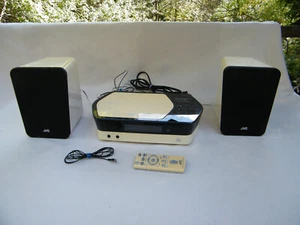 JVC UXN1W Mini CD/FM/AM/Line Micro Component System, Remote, Speakers - Picture 1 of 18