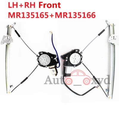 Regulador elevador de ventana eléctrico delantero derecho+derecho 92-00 para Mitsubishi Montero 3.0 3.5L V6 Foto 1 de 4