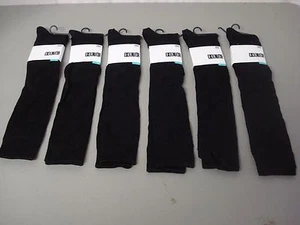 NWT Women's Hue Luster Dot Knee Socks One Size Black 6 Pair #741J - Picture 1 of 1