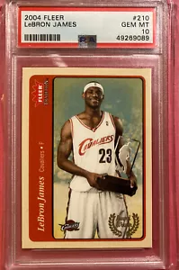 2004-05 Fleer Tradition LeBron James PSA 10 Gem Mint 2nd Year Cavaliers 210 '04 - Bild 1 von 2