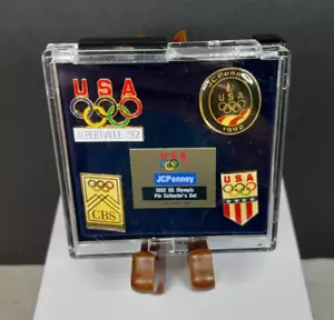 Vintage 1992 U.S. Olympic Albertville France JC Penney Pin Collector's Set - NEW - Picture 1 of 7