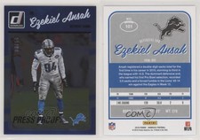 2016 Donruss Press Proof Black /10 Ezekiel Ansah #101