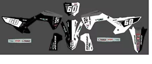 Crf250/Crf450 - SPLIT LOOK HONDA GRAPHICS FULL KIT DECALS KIT 21mil Thick - Picture 1 of 6