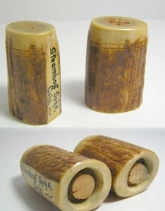 Vintge Antler Souvenir Pair Salt & Pepper Shaker Steamboat Springs Expert Craft - Picture 1 of 2