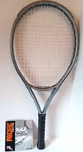 NEW Prince O3 Speedport Silver Tennis Racquet Racket 4 1/4" + New Strings / Grip - Picture 1 of 15