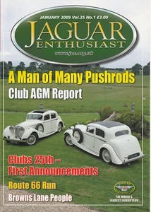 Jaguar Enthusiast Magazine - January 2009 - Vol 25 No 1 - Imagen 1 de 1