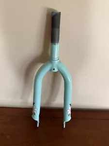 Raleigh 12" Kids Bike Fork 1" Threaded Blue Steel - Picture 1 of 7