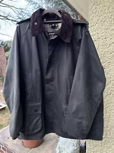 Barbour Wachsjacke Bedale Mit Kapuze Sage 46 Neuwertig - Bild 1 von 13