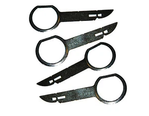 CT22AU01 Audi Chorus Concert stereo radio removal extraction release keys x 4 - Picture 1 of 3