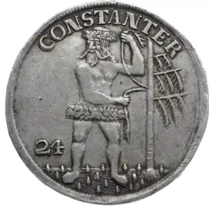 1710 Braunschweig Wolfenbuttel Hannover 2/3 Taler Giant Wildman Rare Type German - Picture 1 of 9
