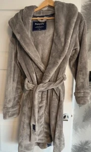 SUPERDRY Loungewear Robe S/M Light Grey - Picture 1 of 6