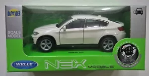 WELLY BMW X6 E71 / E72 WHITE 1:34 DIE CAST METAL CAR MODEL NEW IN BOX - Picture 1 of 10
