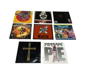 Posten 8 CD Hüllen NUR EINLAGEN KUNST COVER verschiedene Künstler gemischt Heavy Metal - Bild 1 von 2