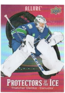 24-25 2024-25 Allure Thatcher Demko Protectores de Hielo #PI-8 Canucks - Imagen 1 de 1