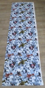 Marvel Avengers Sketch Art Character Toss 100% Cotton Fabric 2 yds 42" wide - Picture 1 of 5