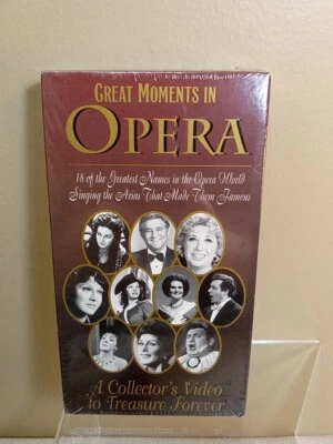 Great Moments in Opera KVHS, 1999) 18 Singers - Image 1 of 4