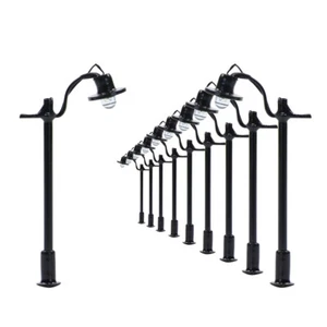 Lámparas de calle modelo de ferrocarril escala N 1:150 4 cm 12 V - Imagen 1 de 4