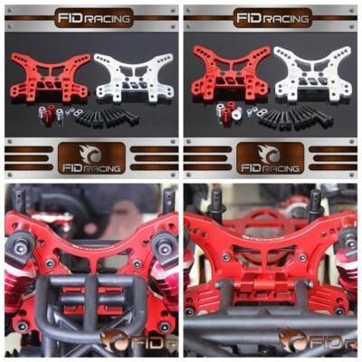 FID Alloy Front + Rear Shock Tower Adjustable for Losi DBXL-e V1.0 V2.0 DBXL Gas - Image 1 of 4