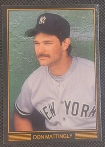 Don Mattingly 1989 Pacific Cards & Comics Card #12 Black Border NY Yankees - Picture 1 of 2